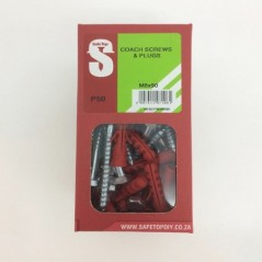 Svb Coach Screws & Plugs M8 X 90mm Quantity:50
