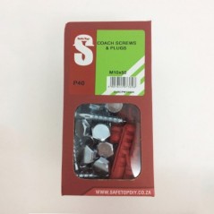 Svb Coach Screws & Plugs M10 X 50mm Quantity:40