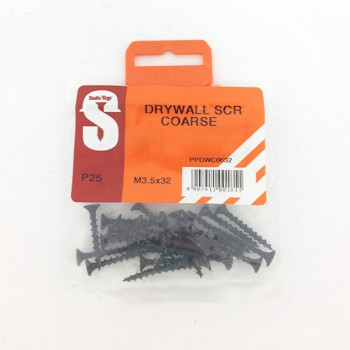 Pre Pack Drywall Screws Course M3.5 X 41mm Quantity:25