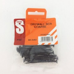 Pre Pack Drywall Screws Course M4.0 X 63mm Quantity:20