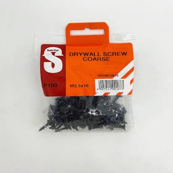 Value Pack Drywall Screws Course M3.5 X 16mm Quantity:100