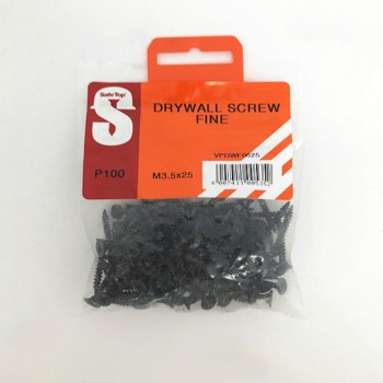 Value Pack Drywall Screws Fine M3.5 X 25mm Quantity:100