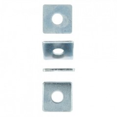 Eureka Washer Square Body Zinc Plated 12x37x38mm Quantity:8