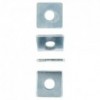 Eureka Washer Square Body Zinc Plated 12x37x38mm Quantity:200