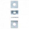Eureka Washer Square Body Zinc Plated 12x37x38mm Quantity:25