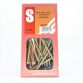 Svb Self D Screws & Banded W M5.5 X 85mm Quantity:100