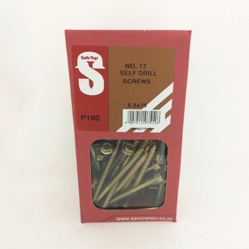 Svb No.17 Self Dr Screws M5.5 X 75mm Quantity:100