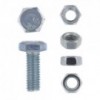Eureka Set Screw & Nut Galvanised 6x16mm Quantity:20