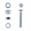 Eureka Set Screw & Nut Galvanised 8x50mm Quantity:4