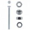 Eureka Set Screw & Nut Galvanised 6x75mm Quantity:4