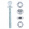 Eureka Set Screw & Nut Galvanised 10x75mm Quantity:8