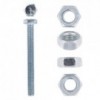 Eureka Set Screw & Nut Galvanised 10x100mm Quantity:6