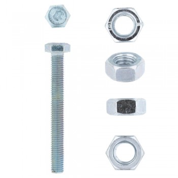 Eureka Set Screw & Nut Galvanised 8x70mm Quantity:6
