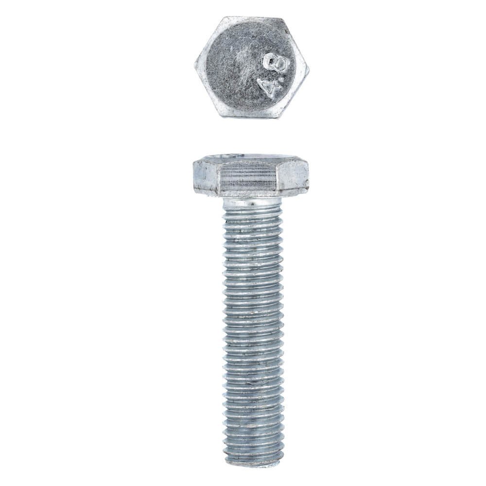Eureka Set Screw & Nut Galvanised 12x50mm Quantity:6 Eureka Set Screw & Nut Galvanised 12x50mm Quantity:6