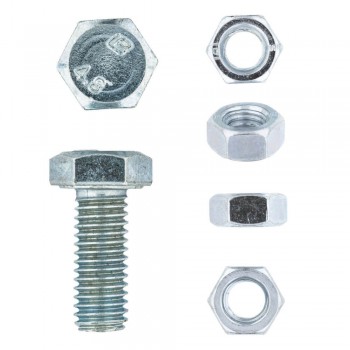 Eureka Set Screw & Nut Galvanised 8x20mm Quantity:4