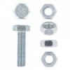 Eureka Set Screw & Nut Galvanised 10x40mm Quantity:6