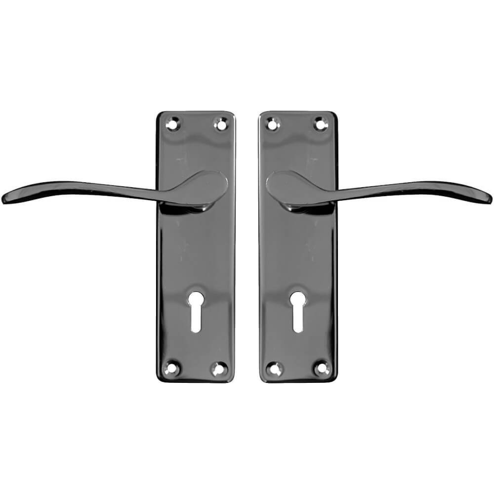 6" Sapphire Steel Handles Black Satin Plated 6" Sapphire Steel Handles Black Satin Plated