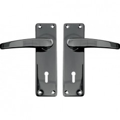 6" Ruby Steel Handles Black Satin Plated