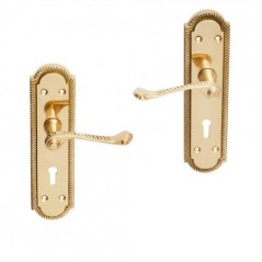 Door Handle, Georgian Gable Plate