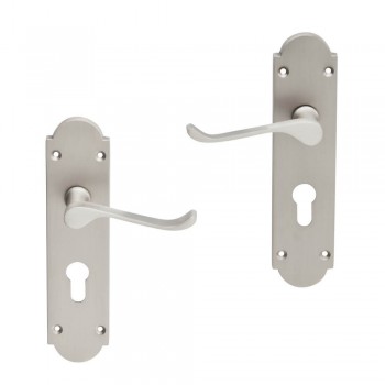Door Handle, Victorian Gable Plate