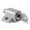 Patio Door Night Latch (push Lock) Silver
