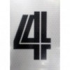 Black & White Reflective Number 4