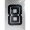 Black & White Reflective Number 8