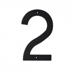 Black Plastic Number 200mm - Nr 2