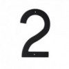 Black Plastic Number 200mm - Nr 2