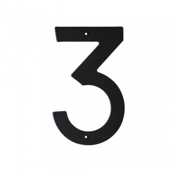 Black Plastic Number 200mm - Nr 3