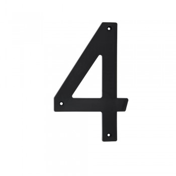 Black Plastic Number 200mm - Nr 4