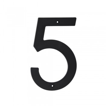 Black Plastic Number 200mm - Nr 5