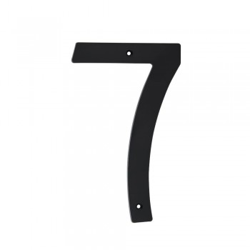 Black Plastic Number 200mm - Nr 7