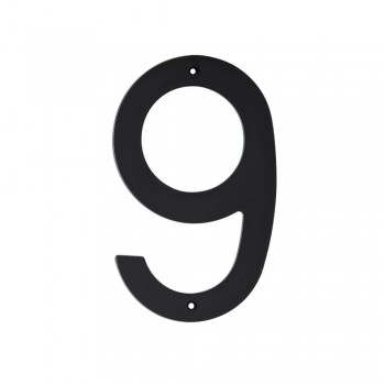 Black Plastic Number 200mm - Nr 9