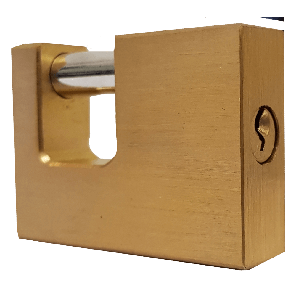 60mm Brass Insurance Rectangular Padlock 60mm Brass Insurance Rectangular Padlock