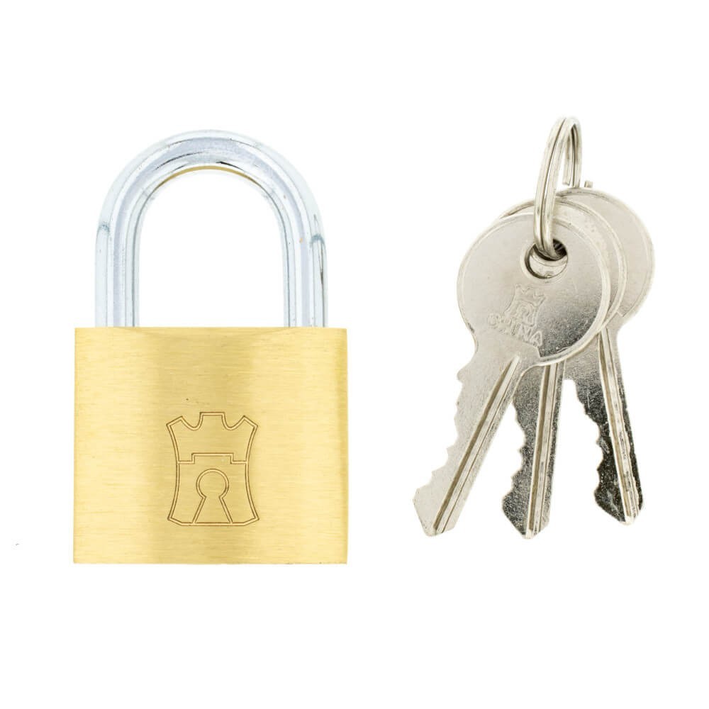 Fort Knox Padlock Brass 38mm Econo 2 K/a Fort Knox Padlock Brass 38mm Econo 2 K/a