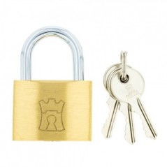 Fort Knox Padlock Brass 50mm Econo 2 K/a