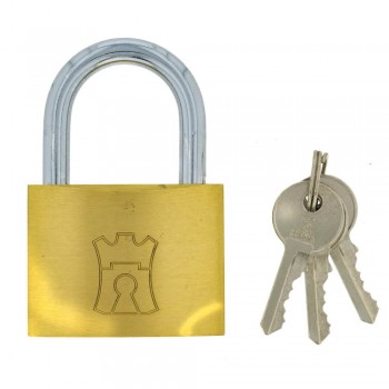 Fort Knox Padlock Brass 60mm Econo