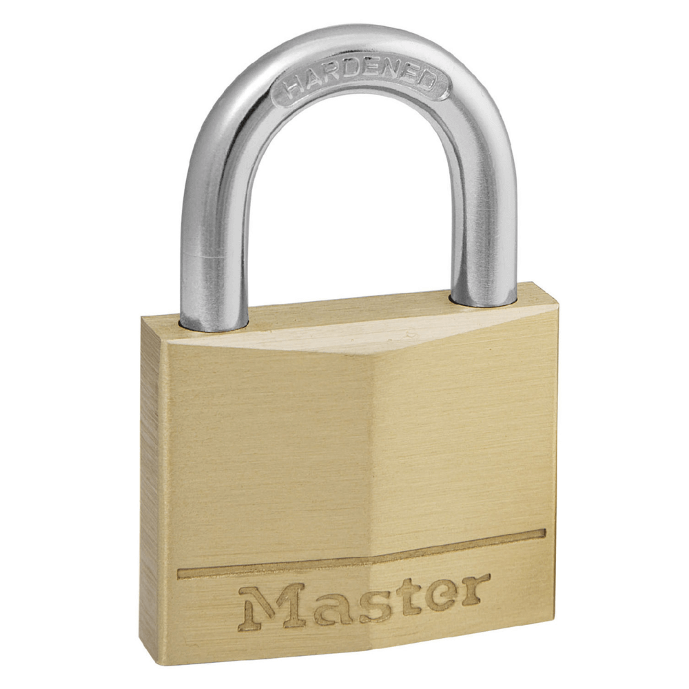 Master Lock, Padlock, Solid Brass 40mm, 2 Keys Master Lock, Padlock, Solid Brass 40mm, 2 Keys