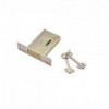 Security Gate Lock, 7 Lever, 2 Keys & Escutcheons