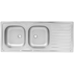 Kitchen Sink Double Bowl Drop In