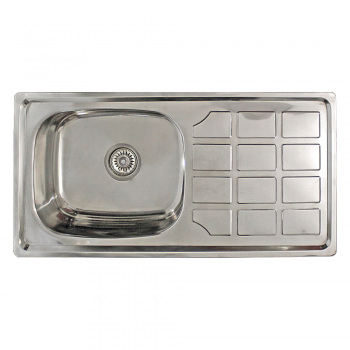 Kitchen Sink Square Single Bowl Drop In