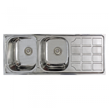 Kitchen Sink Square Double Bowl Drop In