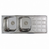 Kitchen Sink Square Double Bowl Drop In