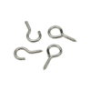 8 Silver Screw In Hooks & Eyes