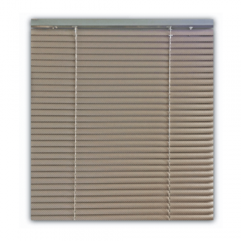 Aluminium Blinds Stripe/ Brown, Silver