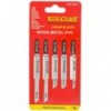 Jigsaw Blades T-shank 5 Piece Assorted