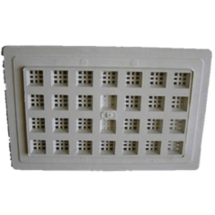 Air Vent Plastic White 230x150mm