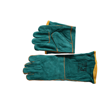 Gloves Green Double Lined 204mm