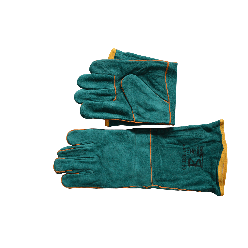 Gloves Green Double Lined 204mm Gloves Green Double Lined 204mm